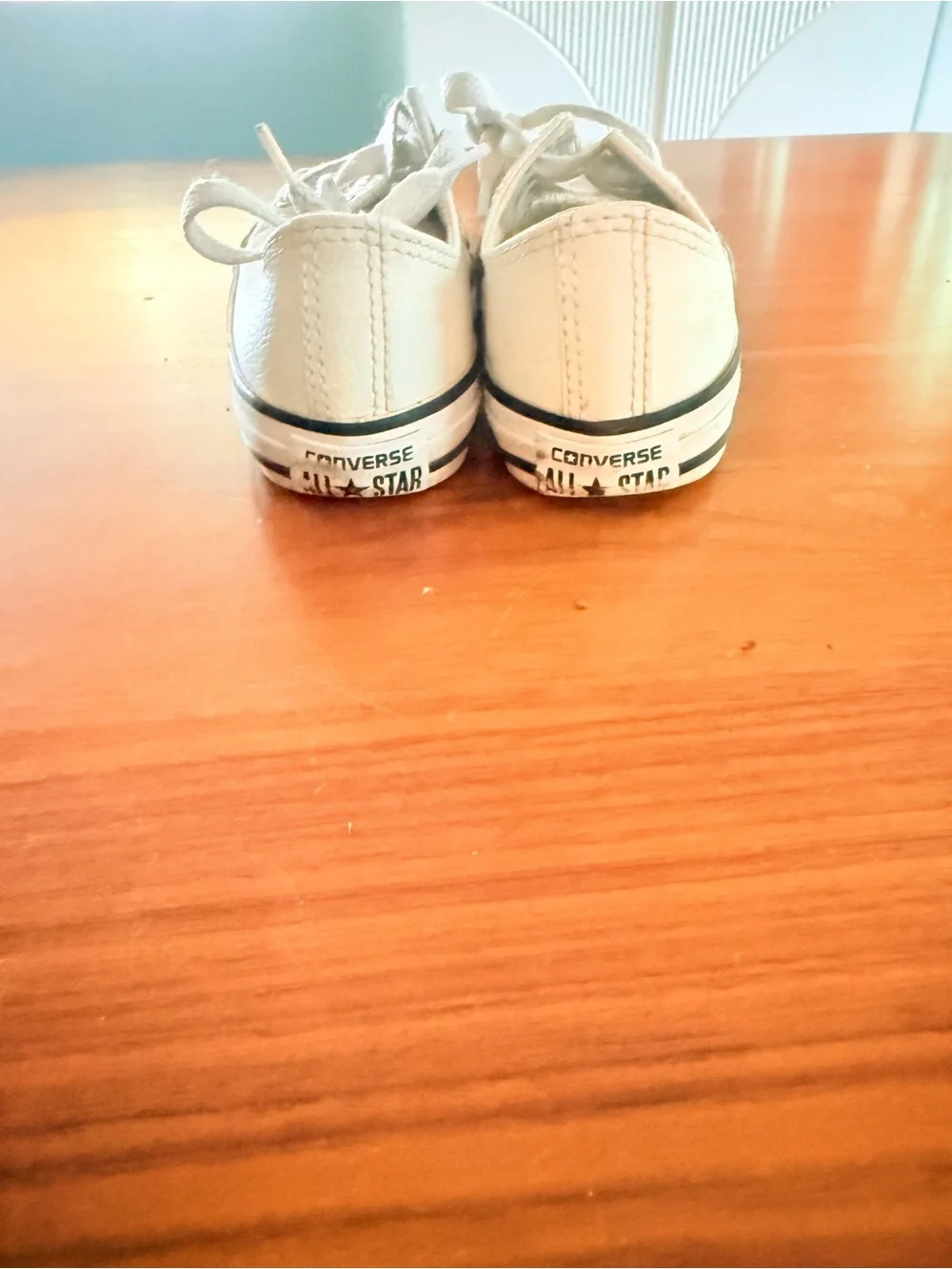 White Kids Canvas Low-Top Sneakers